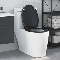 Vidaxl - Schnellverschluss-WC-Sitz Schwarz 45.5 x 37.5 x 3.8 cm Vidaxl - Schnellverschluss-WC-Sitz Schwarz 45.5 x 37.5 x 3.8 cm von VIDAXL
