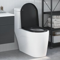 Vidaxl - Schnellverschluss-WC-Sitz Schwarz 46,2 x 36 x 4,3 cm Duroplast Vidaxl - Schnellverschluss-WC-Sitz Schwarz 46,2 x 36 x 4,3 cm Duroplast von VIDAXL