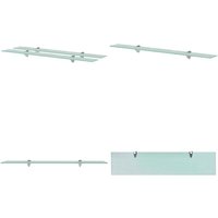 Schweberegale 2 Stk. Glas 90x20 cm 8 mm - Wandregal - Glasregal - Badezimmerregal - Dekoratives Regal - Modernes Regal - Home & Living von VIDAXL
