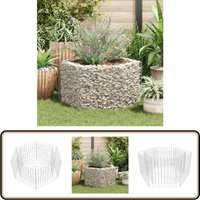 Vidaxl - Sechseckiges Gabionen-Hochbeet 100×90×50 cm - Gabionen-Hochbeet - Steinkorb - Gartenmöbel - Blumenerde - Gartendekoration Vidaxl - Sechseckiges Gabionen-Hochbeet 100×90×50 cm - Gabionen-Hochbeet - Steinkorb - Gartenmöbel - Blumenerde - Gartendekoration von VIDAXL