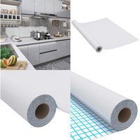 Vidaxl - Selbstklebende Möbelfolie Hochglanz-Silbern 500x90 cm pvc - Möbelfolie - Möbelfolien - Home & Living - Silber von VIDAXL