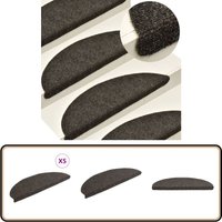 Selbstklebende Treppenmatten 5 Stk. Anthrazit 65x21x4 cm - Stufenmatte - Treppenmatte - Anti-Rutsch Matte - Treppenläufer - Nadelvlies Selbstklebende Treppenmatten 5 Stk. Anthrazit 65x21x4 cm - Stufenmatte - Treppenmatte - Anti-Rutsch Matte - Treppenläufer - Nadelvlies von VIDAXL