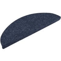 Stufenmatten Selbstklebend 5 Stk. 56x17x3 cm Blau Halbrund Vidaxl von VIDAXL