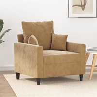 Sessel Braun 60 cm Samt Vidaxl 38842 von VIDAXL