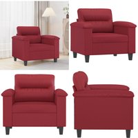 Vidaxl - Sessel Weinrot 60 cm Kunstleder - Sessel - Wohnzimmersofa - Ledercouch - Weinrot - Kunstleder - Home & Living Vidaxl - Sessel Weinrot 60 cm Kunstleder - Sessel - Wohnzimmersofa - Ledercouch - Weinrot - Kunstleder - Home & Living von VIDAXL