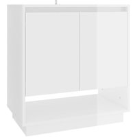 Sideboard,Kommode Hochglanz-Weiß 70x41x75 cm Holzwerkstoff vidaXL von BONNEVIE