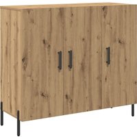 Vidaxl - Sideboard Artisan Eiche 90x34x80 cm Holzwerkstoff von VIDAXL