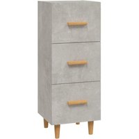 Sideboard Betongrau 34,5x34x90 cm Holzwerkstoff Vidaxl von VIDAXL