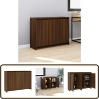 Vidaxl - Sideboard Braun Eichen-Optik 102x33x75 cm Holzwerkstoff - Sideboard - tv Stand - Wohnwand - Regal - Aufbewahrung Vidaxl - Sideboard Braun Eichen-Optik 102x33x75 cm Holzwerkstoff - Sideboard - tv Stand - Wohnwand - Regal - Aufbewahrung von VIDAXL