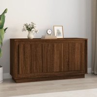 Sideboard Braun Eichen-Optik 102x35x55 cm Holzwerkstoff - Vidaxl von VIDAXL