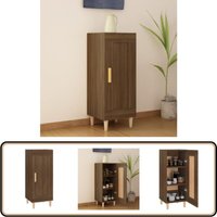 Sideboard Braun Eichen-Optik 34,5x34x90 cm Holzwerkstoff - Schreibtisch - Wohnzimmermöbel - Sideboard - Regal - Holzmöbel von VIDAXL