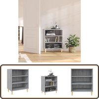 Sideboard Grau Sonoma 57x35x70 cm Holzwerkstoff - Vidaxl Sideboard Grau Sonoma 57x35x70 cm Holzwerkstoff - Vidaxl von VIDAXL