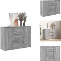 Vidaxl - Sideboard Grau Sonoma 90,5x29,5x65 cm Holzwerkstoff - Sideboard - Sideboards - Kommode - Anrichte von VIDAXL