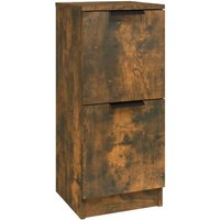Vidaxl - Sideboard Räuchereiche 30x30x70 cm Holzwerkstoff von VIDAXL