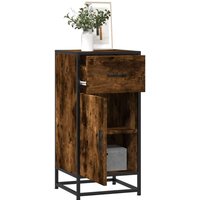 Sideboard Räuchereiche 35,5x35x76 cm Holzwerkstoff und Metall - Vidaxl Sideboard Räuchereiche 35,5x35x76 cm Holzwerkstoff und Metall - Vidaxl von VIDAXL