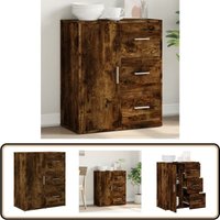 Vidaxl - Sideboard Räuchereiche 60x31x70 cm Holzwerkstoff - Sideboard - Wohnwand - Regal - TV-Schrank - Holzmöbel Vidaxl - Sideboard Räuchereiche 60x31x70 cm Holzwerkstoff - Sideboard - Wohnwand - Regal - TV-Schrank - Holzmöbel von VIDAXL