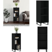 Vidaxl - Sideboard Schwarz 34,5x32,5x90 cm Holzwerkstoff - Schreibtisch - Sideboard - Wohnzimmermöbel - Holzmöbel - Schwarz - Home & Living Vidaxl - Sideboard Schwarz 34,5x32,5x90 cm Holzwerkstoff - Schreibtisch - Sideboard - Wohnzimmermöbel - Holzmöbel - Schwarz - Home & Living von VIDAXL