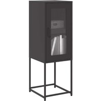Vidaxl - Sideboard Schwarz 36x39x107 cm Kaltgewalzter Stahl 466137 von VIDAXL