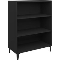 Sideboard Schwarz 69,5x32,5x90 cm Holzwerkstoff Vidaxl Schwarz von BONNEVIE