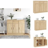 Vidaxl - Sideboard Sonoma-Eiche 91x28x75 cm Holzwerkstoff - Schreibtisch - Wohnzimmermöbel - Sideboard - Eichefarben - Holzmöbel Vidaxl - Sideboard Sonoma-Eiche 91x28x75 cm Holzwerkstoff - Schreibtisch - Wohnzimmermöbel - Sideboard - Eichefarben - Holzmöbel von VIDAXL