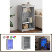 Sideboard mit LED-Leuchten Betongrau 60,5x37x100 cm - Sideboard - Wohnzimmermöbel - TV-Schreibtisch - Regal - Holzschrank Sideboard mit LED-Leuchten Betongrau 60,5x37x100 cm - Sideboard - Wohnzimmermöbel - TV-Schreibtisch - Regal - Holzschrank von VIDAXL