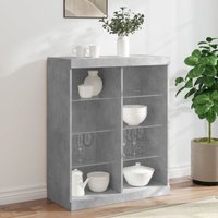 Sideboard mit LED-Leuchten Betongrau 81x37x100 cm Vidaxl 780355 Sideboard mit LED-Leuchten Betongrau 81x37x100 cm Vidaxl 780355 von VIDAXL