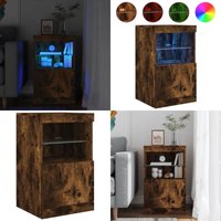 Sideboard mit LED-Leuchten Räuchereiche 41x37x67 cm - Sideboard - Wohnwand - TV-Schrank - Regal - Wohnzimmermöbel - Home & Living Sideboard mit LED-Leuchten Räuchereiche 41x37x67 cm - Sideboard - Wohnwand - TV-Schrank - Regal - Wohnzimmermöbel - Home & Living von VIDAXL