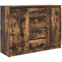 Vidaxl - Sideboard mit Schubladen Räuchereiche 100,5x35x76 cm 712369 von VIDAXL