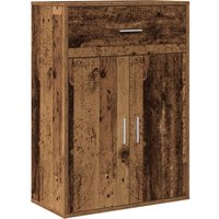 Vidaxl - Sideboard mit Schubladen mit Regal mit Speicher mit Tür Altholz 79 x 38 x 80 cm Holzwerkstoff von VIDAXL