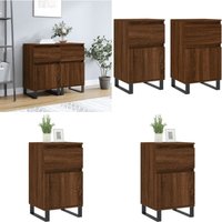 Sideboards 2 Stk. Braun Eichen-Optik 40x35x70 cm Holzwerkstoff - Sideboard - Wohnwand - Eiche Optik - Holzmöbel - Wohnzimmermöbel - Home & Living Sideboards 2 Stk. Braun Eichen-Optik 40x35x70 cm Holzwerkstoff - Sideboard - Wohnwand - Eiche Optik - Holzmöbel - Wohnzimmermöbel - Home & Living von VIDAXL