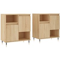 Vidaxl - Sideboards 2 Stk. Sonoma-Eiche Holzwerkstoff Vidaxl - Sideboards 2 Stk. Sonoma-Eiche Holzwerkstoff von VIDAXL