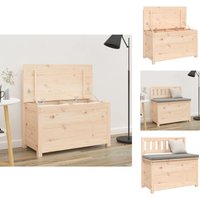 Vidaxl - Sitzbänke - Living Sitzbank 80x41x77 cm Massivholz Kiefer - Braun von VIDAXL