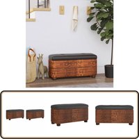 Vidaxl - Sitzbänke mit Stauraum und Kissen in Braun 2 Stk. 69 cm Rohrkolben - Sitzbank - Stauraumbank - Wohnraumgestaltung - Möbel Dekoration Vidaxl - Sitzbänke mit Stauraum und Kissen in Braun 2 Stk. 69 cm Rohrkolben - Sitzbank - Stauraumbank - Wohnraumgestaltung - Möbel Dekoration von VIDAXL