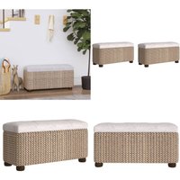 Vidaxl - Sitzbänke mit Stauraum und Kissen in Grau 2 Stk. 69 cm Rohrkolben - Sitzbank - Stauraumbank - Wohnraumgestaltung - Möbel - Garderobe - Home Vidaxl - Sitzbänke mit Stauraum und Kissen in Grau 2 Stk. 69 cm Rohrkolben - Sitzbank - Stauraumbank - Wohnraumgestaltung - Möbel - Garderobe - Home von VIDAXL