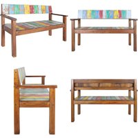 Sitzbank 115 cm Altholz Massiv - Vintage Bank - Holzmöbel - Altholz - Retro Möbel - Bootsholz Optik - Home & Living Sitzbank 115 cm Altholz Massiv - Vintage Bank - Holzmöbel - Altholz - Retro Möbel - Bootsholz Optik - Home & Living von VIDAXL