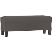 Sitzbank Grau 100x35x41 cm Kunstleder Vidaxl von VIDAXL