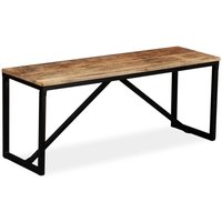 Bonnevie - Sitzbank Massiv-Mangoholz 110 x 35 x 45 cm vidaXL697828 von BONNEVIE