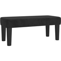 Sitzbank Schwarz 70x30x30 cm Samt Vidaxl von VIDAXL