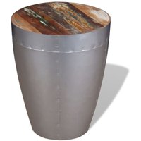 Sitzhocker im Retro-Industrie-Design Altholz Vidaxl von VIDAXL