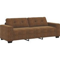 Vidaxl - Sofa 3-Sitzer Braun 180 cm Kunstleder Vidaxl - Sofa 3-Sitzer Braun 180 cm Kunstleder von VIDAXL
