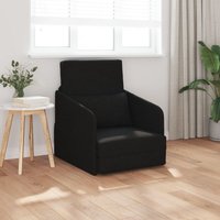 Schlafsessel 2-in-1 Schwarz 65x80x83 cm Stoff Vidaxl Schlafsessel 2-in-1 Schwarz 65x80x83 cm Stoff Vidaxl von VIDAXL