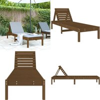 Vidaxl - Sonnenliege Honigbraun 199,5x60x74 cm Massivholz Kiefer - Holz-Sonnenliege - Gartenliege - Kiefernholzsitzgelegenheit - Relaxliege - Outdoor Vidaxl - Sonnenliege Honigbraun 199,5x60x74 cm Massivholz Kiefer - Holz-Sonnenliege - Gartenliege - Kiefernholzsitzgelegenheit - Relaxliege - Outdoor von VIDAXL