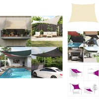 Vidaxl - Sonnensegel 160 g/m² Cremeweiß 4/5x3 m hdpe - Sonnensegel - hdpe Sonnensegel - Gartensonnensegel - Terrassenüberdachung - Balkonabdeckung Vidaxl - Sonnensegel 160 g/m² Cremeweiß 4/5x3 m hdpe - Sonnensegel - hdpe Sonnensegel - Gartensonnensegel - Terrassenüberdachung - Balkonabdeckung von VIDAXL