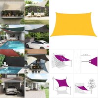 Sonnensegel 160 g/m² Gelb 3/4x2 m hdpe - Sonnensegel - hdpe Sonnensegel - Gelbes Sonnensegel - Gartensonnensegel - Terrassenüberdachung - Home & Sonnensegel 160 g/m² Gelb 3/4x2 m hdpe - Sonnensegel - hdpe Sonnensegel - Gelbes Sonnensegel - Gartensonnensegel - Terrassenüberdachung - Home & von VIDAXL