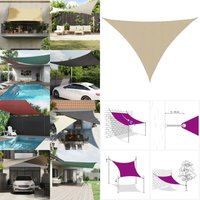 Vidaxl - Sonnensegel Oxford-Gewebe Dreieckig 3x4x4 m Beige - Sonnensegel - Oxford-Gewebe - Sonnenschutz - Gartensonnensegel - Dreiecksdach - Home & Vidaxl - Sonnensegel Oxford-Gewebe Dreieckig 3x4x4 m Beige - Sonnensegel - Oxford-Gewebe - Sonnenschutz - Gartensonnensegel - Dreiecksdach - Home & von VIDAXL