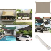 Vidaxl - Sonnensegel Oxford-Gewebe Rechteckig 2,5x4 m Taupe - Sonnensegel - Sonnenschutz - Gartensorgen - Outdoor Schutz - Terrassenüberdachung von VIDAXL