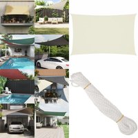 Sonnensegel Oxford-Gewebe Rechteckig 2x4,5 m Creme - Sonnensegel - Sonnenschutz - Gartensonnensegel - Oxford-Gewebe - Rechteckiges Sonnensegel - Home Sonnensegel Oxford-Gewebe Rechteckig 2x4,5 m Creme - Sonnensegel - Sonnenschutz - Gartensonnensegel - Oxford-Gewebe - Rechteckiges Sonnensegel - Home von VIDAXL