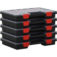 Vidaxl - Sortimentskästen 5 Stk. 34,5x25x5 cm Polypropylen von VIDAXL