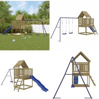 Spielturm Imprägniertes Kiefernholz - Holzspielplatz - Outdoor Spielgeräte - Gartenmöbel - Kindgerechtes Spielzeug - Spielturm - Home & Living Spielturm Imprägniertes Kiefernholz - Holzspielplatz - Outdoor Spielgeräte - Gartenmöbel - Kindgerechtes Spielzeug - Spielturm - Home & Living von VIDAXL