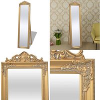 Vidaxl - Standspiegel im Barock-Stil 160x40 cm Golden - Barockstil Spiegel - Wandspiegel - Dekorative Spiegel - Goldene Spiegel - Wohnzimmer Spiegel Vidaxl - Standspiegel im Barock-Stil 160x40 cm Golden - Barockstil Spiegel - Wandspiegel - Dekorative Spiegel - Goldene Spiegel - Wohnzimmer Spiegel von VIDAXL